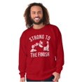 thumbnail image 5 of Strong To The Finish Popeye Bluto Men's Crewneck Sweatshirt Brisco Brands M, 5 of 6