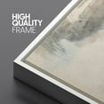 thumbnail image 4 of PixonSign Framed Canvas Print Wall Art Black Blue Abstract Pastel Landscape Nature Wilderness Illustrations Modern Art Decorative Minimal Rustic for Living Room, Bedroom, Office - 16"x24" White, 4 of 5