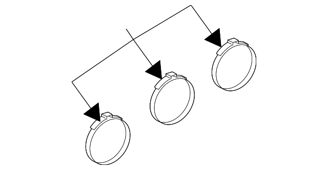 Genuine OE Mitsubishi Manifold Gasket - 1540A385