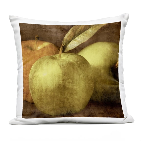 Stupell Industries Vintage Apples Close Up Design by Caroline Kelly Outdoor Printed Pillow