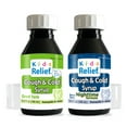 thumbnail image 7 of Kids Relief Cough & Cold Syrup Combo Daytime & Nightime Formula for Kids 0-12 Years, Gluten & Dye Free, No Added Sugar, 2 x 3.4oz, 7 of 7