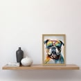thumbnail image 2 of English Bulldog Dog Wearing Vintage Sunglasses Artwork Framed Wall Art Print A4, 2 of 4