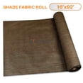 thumbnail image 5 of TANG Sunshades Depot 16' x 93' Shade Cloth 180 GSM HDPE Brown Fabric Roll Up to 95% Blockage UV Resistant Mesh Net, 5 of 5