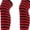 Watermelon Red, variant on AWASD Womens High Long Stockings Knee High Long Striped Stocking Socks Easy Care Cute High Elasticity Over Knee Socks for Women Everyday Casual Stockings (One Size Color Red)