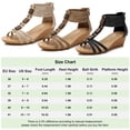 thumbnail image 4 of Deago Wedge Sandals for Women Open Toe Casual Summer Roman High Heel Breathable Beach Sandals, 4 of 10
