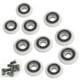 thumbnail image 1 of Set Of 8 Replacement Wheels For 19mm Diameter Shower Door, 1 of 5