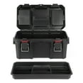 thumbnail image 5 of Hyper Tough 16-Inch Toolbox – Heavy-Duty Resin Storage with Padlock Security & Small Parts Organizer, 5 of 12