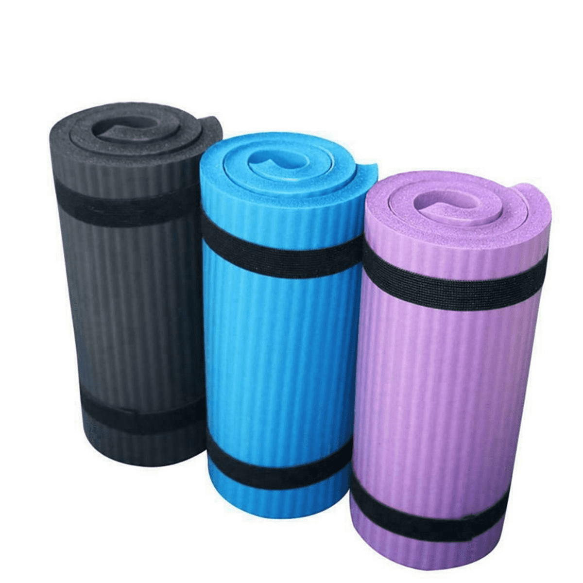 4 Pcs 15MM Thick Yoga Mat Comfort Foam Knee Elbow Pad Mats for Exercise Yoga Pilates Indoor Pads Fitness Training,,4 x yoga mat,