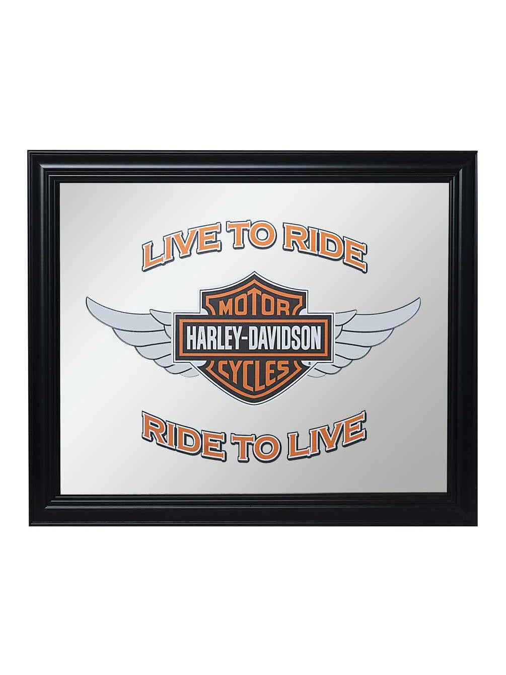 Harley-Davidson Winged Bar & Shield Pub Mirror, 22.5 x 17.5 Inches  HDL-15217, Harley Davidson - Walmart.com