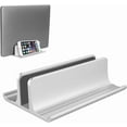 thumbnail image 1 of Xianyou-support Vertical pour Ordinateur Portable, Dock de Bureau Réglable, Économiseur d'Espace Trois-en-un pour MacBook Pro Air, Mac, HP, Dell, Microsoft Surface, Lenovo, jusqu'à 17,3 Pouces Argent, 1 of 4