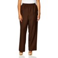 thumbnail image 1 of Alfred Dunner Women's Medium Pant,Brown,10, 1 of 2