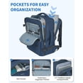 thumbnail image 3 of Mochila WANDF Travel de 32 litros para Spirit Airlines con bolsillo húmedo, 3 of 9