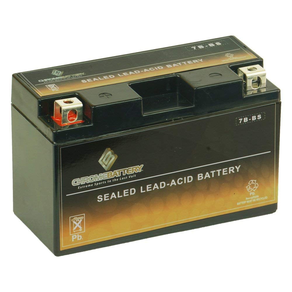 YT7B BS High Performance Maintenance Free Sealed AGM Motorcycle Battery - Walmart.com - Walmart.com