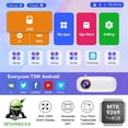thumbnail image 3 of Everycom-miniproyector T3 para cine en casa, dispositivo de proyección portátil con pantalla LED, compatible con Android 1080, Smart Tv, 9,0 P, 3 of 4