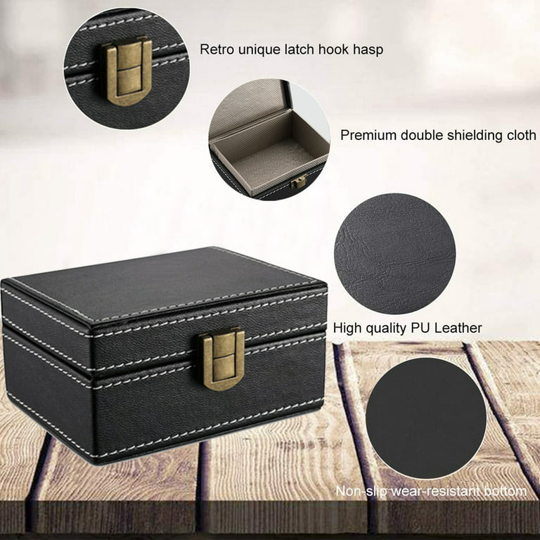 Roselle RFID Faraday Box with Large Capacity, Key Fob Protector Box Signal Blocking Box, RFID Keyless Signal Blocker Case, Anti-Theft Car Key Box