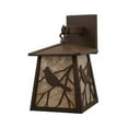 thumbnail image 2 of Meyda Tiffany 115358 7" W Stillwater Song Bird Hanging Wall Sconce - Silver, 2 of 6