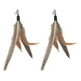 thumbnail image 1 of Repuestos de varita de plumas para gatos Unique Bargains, 2 piezas, accesorios de recarga para varitas interactivas para gatos, para gatos de interior y exterior, color marrón degradado, 1 of 7