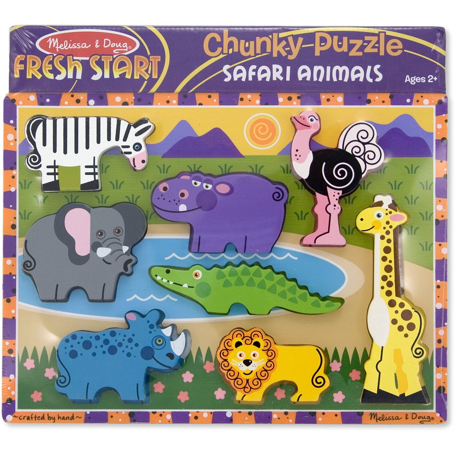 melissa and doug chunky safari puzzle