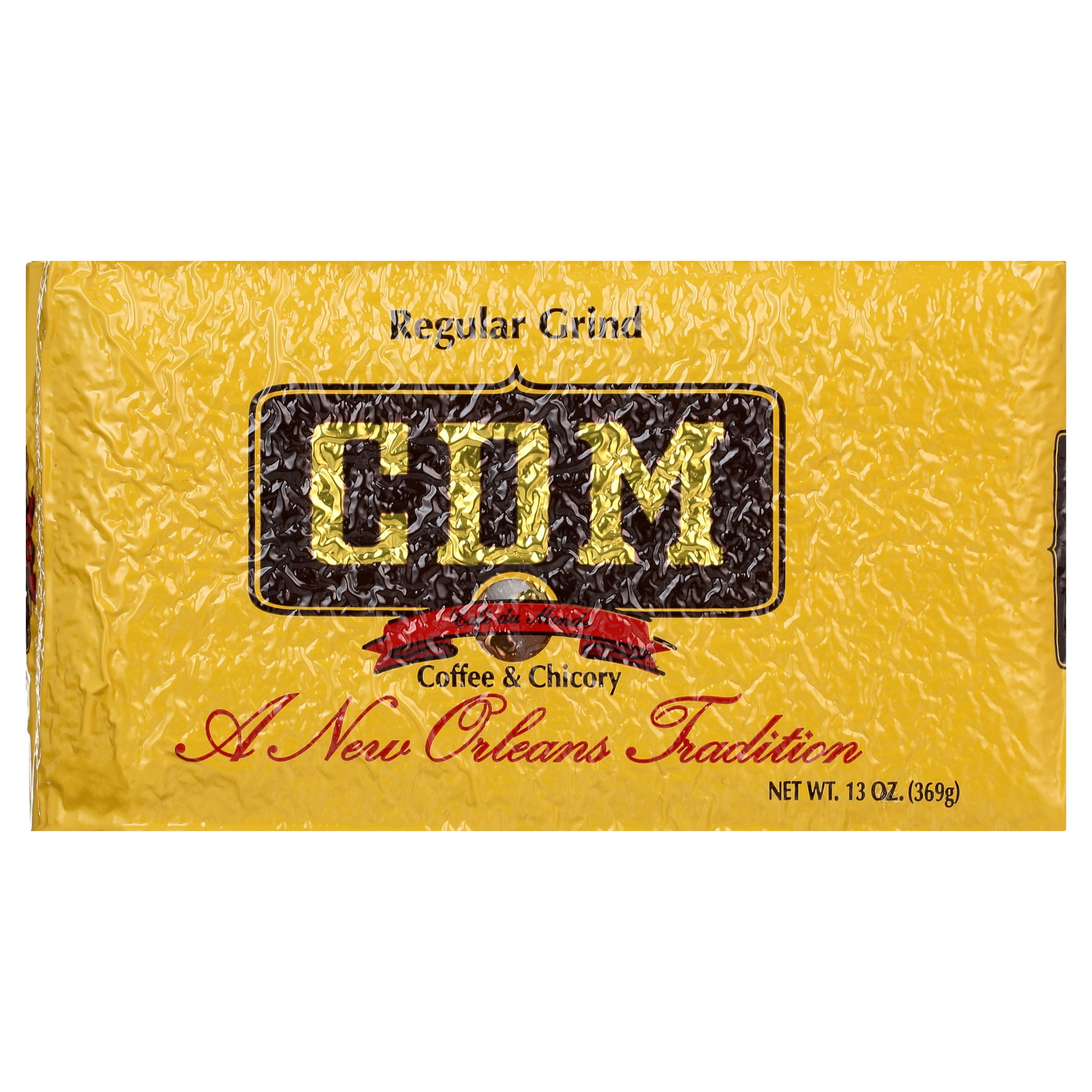 CDM Medium Roast Coffee & Chicory, Kosher, Ideal for Coffee Makers