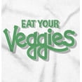 thumbnail image 2 of Eat Veggies Fun Message Vegetarian Long Sleeve TShirt Men Women Brisco Brands S, 2 of 6