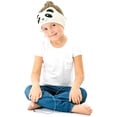 thumbnail image 2 of Auriculares de diadema CozyPhones Over The Ear - Auriculares para niños de volumen limitado con altavoces delgados y diadema elástica súper suave - Ivory Panda, 2 of 3