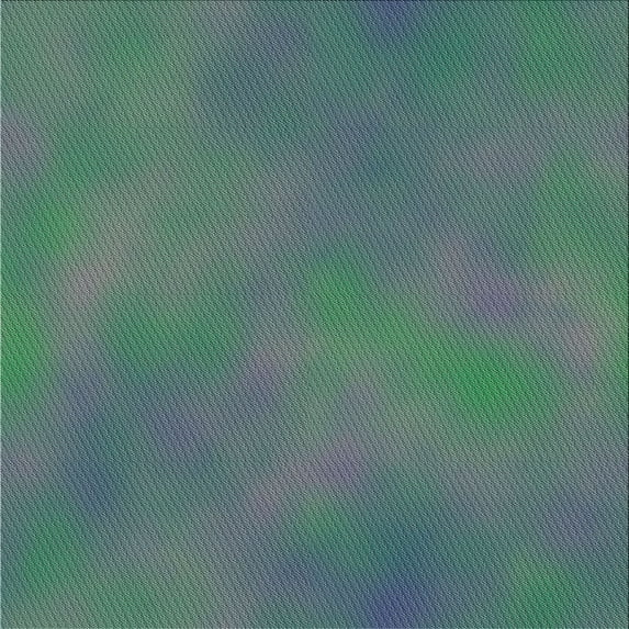Ahgly Company Machine Washable Indoor Square Transitional Deep-Sea Green Area Rugs, 4' Square