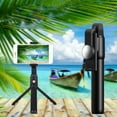 thumbnail image 2 of Perche à Selfie Bluetooth Pliable Mini Trépied Volet Sans Fil Perche de Téléphone Extensible Support Universel pour Téléphone Intelligent, 2 of 8