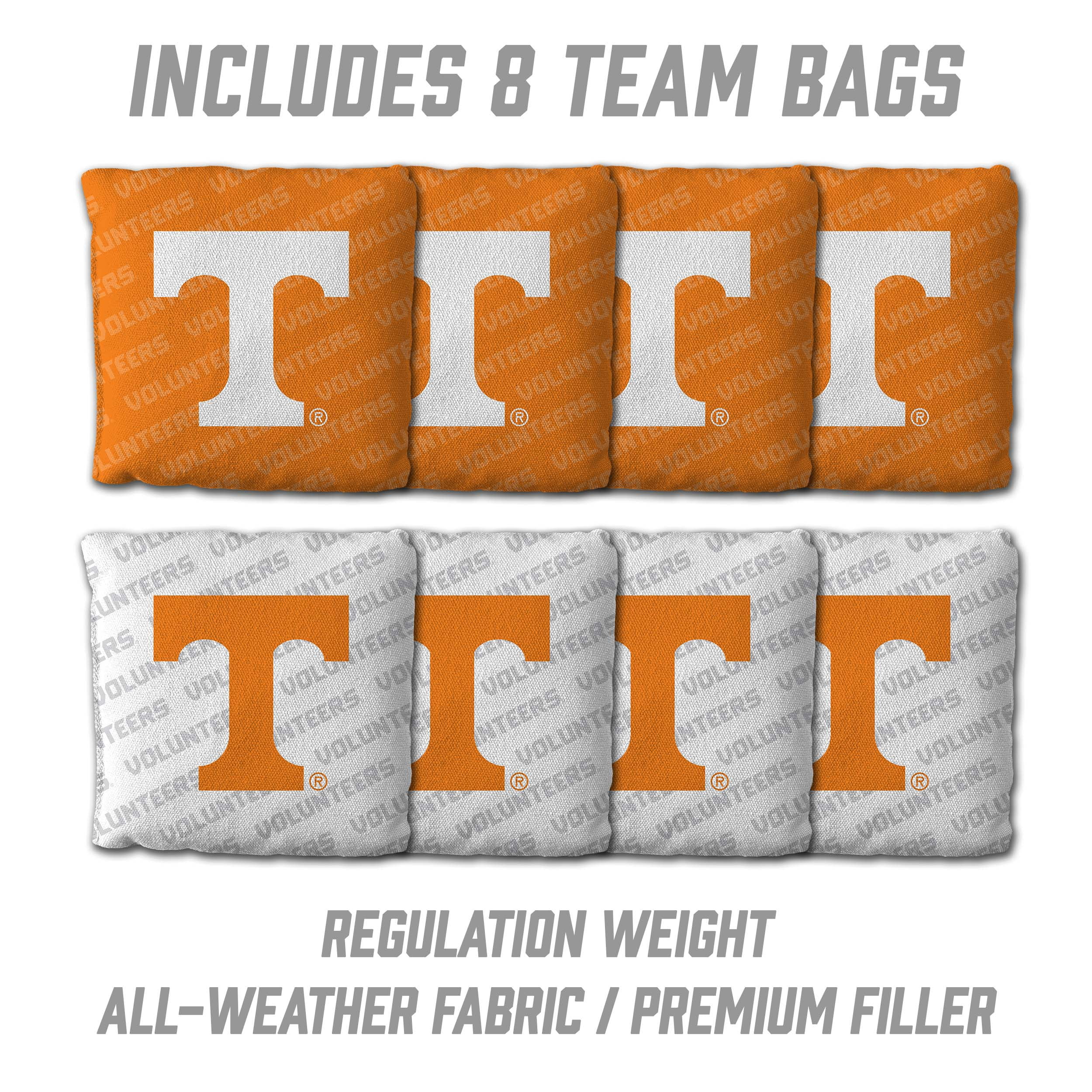 YouTheFan NCAA Tennessee Volunteers 2x4 Slogan Series Cornhole