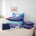 thumbnail image 5 of Feelyou Dreamy Axolotl Kids Bedding Comforter Set 7pcs, Kawaii Ocean Sealife King Bedding Sets, Magic Marine Animal Theme Reversible Bed Sheets, Luxury Bedroom Decor, 5 of 7