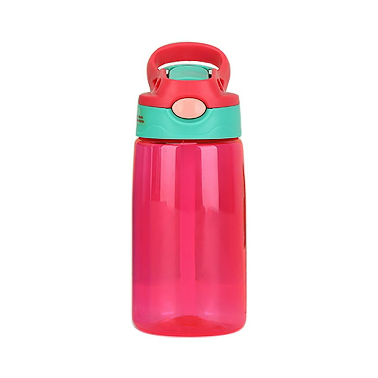 Bescita 16 Oz Water Bottle with Straw Lid And Handle For School