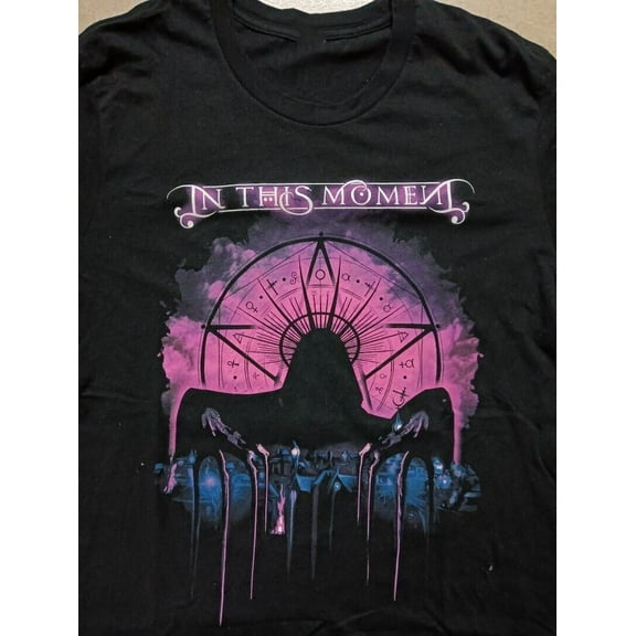 Vtg In This Moment Band Cotton Black All Size T Shirt For Men AG217