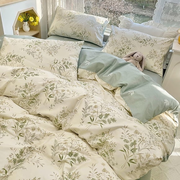 Juego de ropa de cama LifeTB Twin 173x218 cm 100% algodón floral