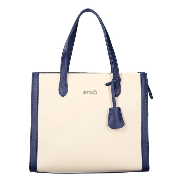 Bolsa Tote Enso Soleil Chic Mujer EB2432TTBL13 Beige/Azul Marino beige Unitalla