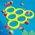thumbnail image 5 of BESTSKY Pool Toss Game with Floating Score Board,Foam Cornhole Set with 10 Colorful Balls,Swimming Pool Party Toys for Family, 5 of 7