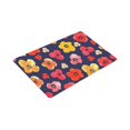 thumbnail image 3 of MKHERT Floral Red and Yellow Isolated Poppies Art Doormat Rug Home Decor Floor Mat Bath Mat 30x18 inch, 3 of 3