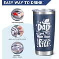thumbnail image 4 of 20Oz Tumbler with Lid - Birthday & Christmas Gifts for Dad - Blue, 4 of 6