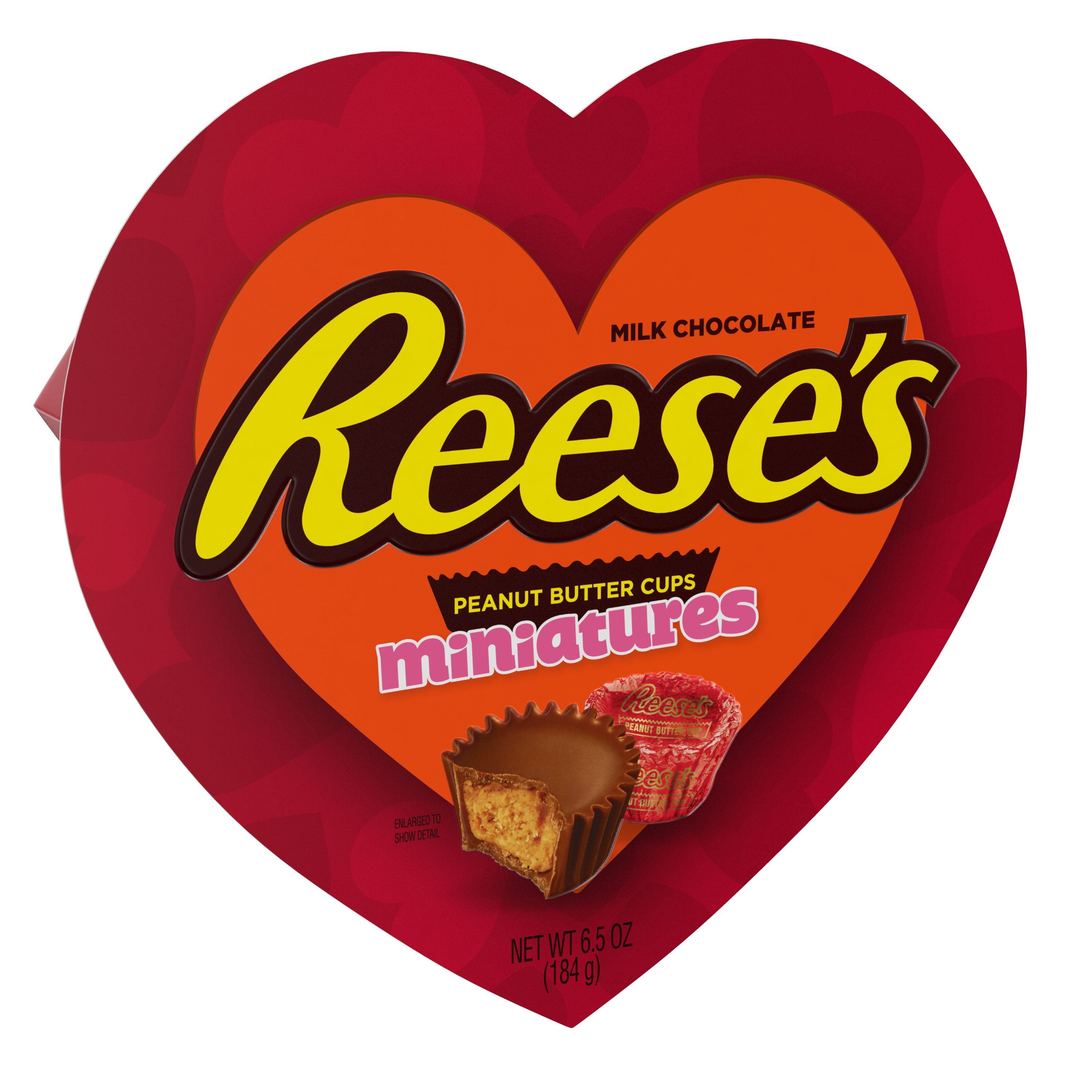 Reese's, Milk Chocolate and Peanut Butter Miniatures Valentine's Heart