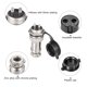 thumbnail image 4 of Conector de aviación GX16 de 16mm 2 terminales 7A 400V Uxcell con tapa de enchufe 5 juegos, 4 of 5