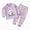 H01-Purple, variant on TOWED22 Fall Winter Toddler Baby Boy Clothes 2Pcs Print Crewneck Sweatshirt and Pants Sweatsuit Little Boy Clothing Size:2-3 Y,Color:White