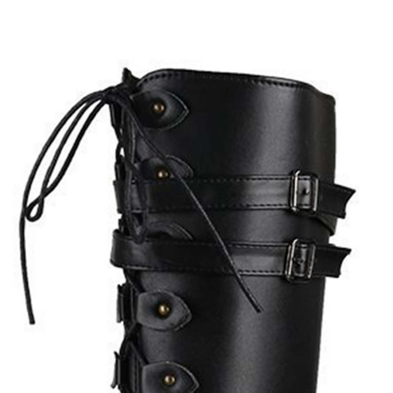 【ACLENT】Round buckle long boots Amazon.com | ANN CREEK Women's 'Kaunay' Buckle Strap Croc