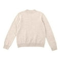 thumbnail image 7 of Womens Mock Neck Long Sleeve Sweater Turtleneck Lightweight Knit, Fall Casual Pullover Top Beige S, 7 of 7