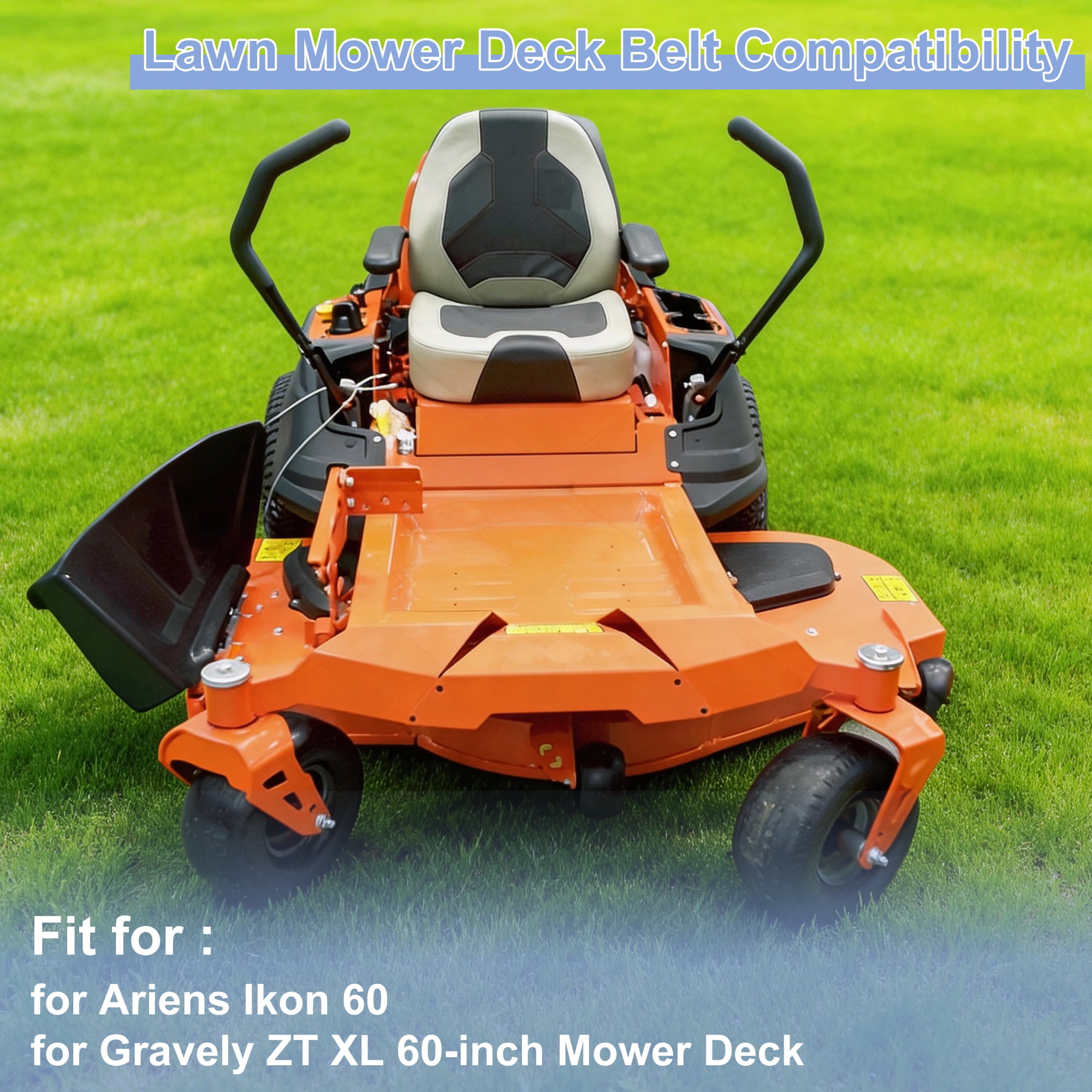Unique Bargains No.07200922 Lawn Mower Deck Belt for Ariens Ikon 60 1 Pcs