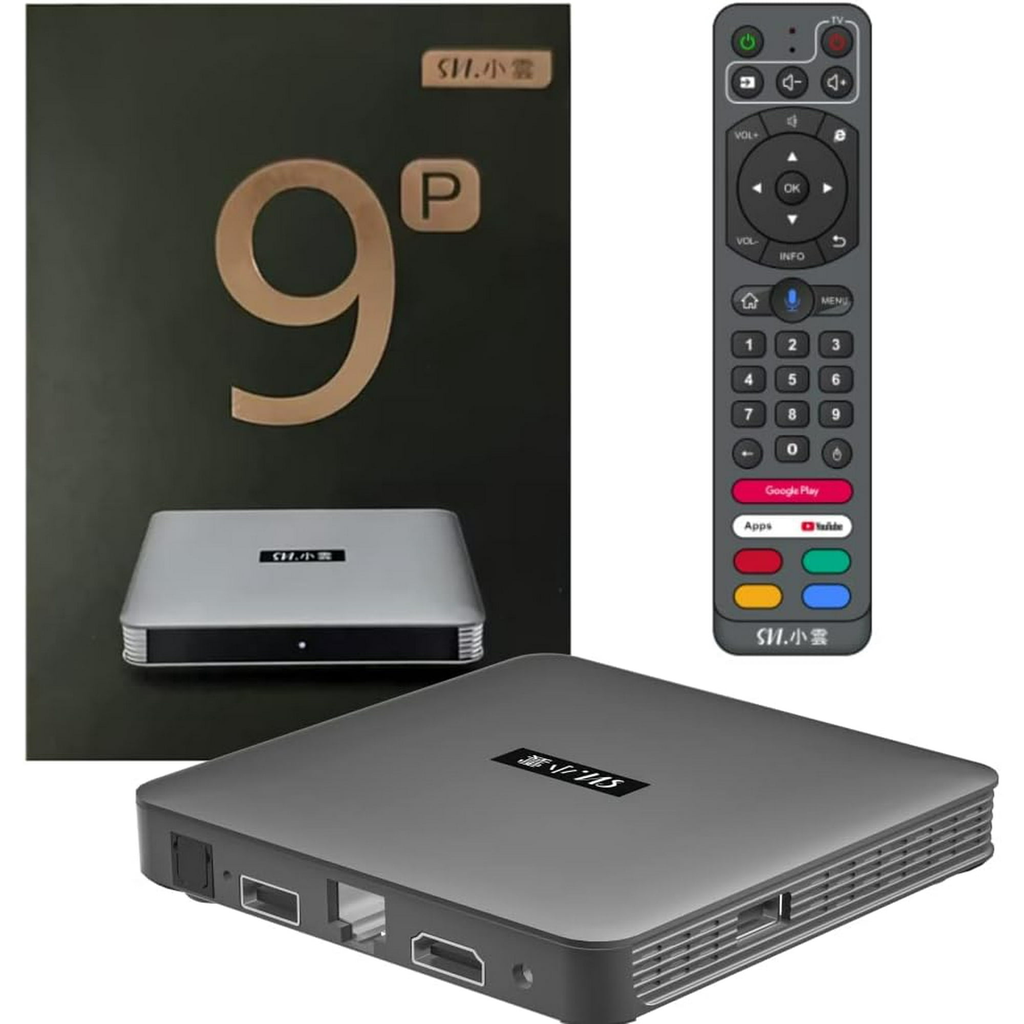 Svicloud 9P Android TV Box 4+64GB Smart AI Voice Remote Svicloud 9P Android TV Box 4+64GB Smart AI Voice Remote