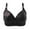 Black, variant on WCJM Brown Bras For Women No Underwire Adjustable Bras Full Coverage Support Bralette Plus Size Everyday Bra