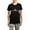 With Gray Camo Pant, variant on CafePress - Color Guard Guard Girl Pajamas - Women's Short Sleeve Print T-Shirt and Pants Dark Cotton Pajama Set