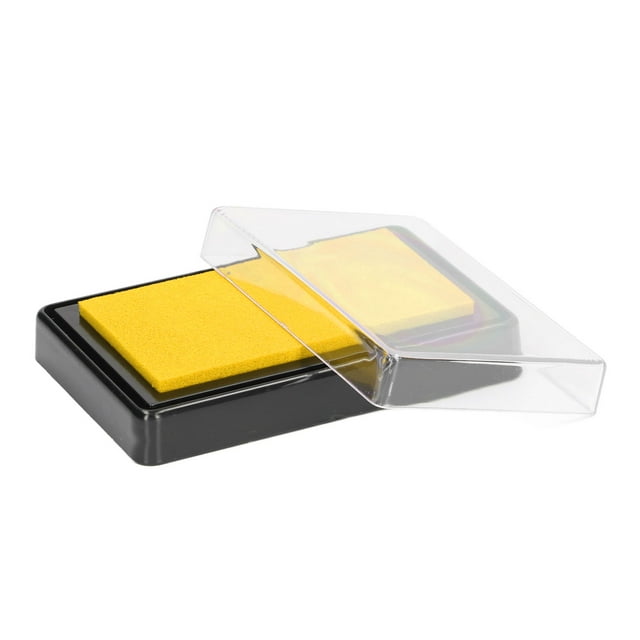 Baby Footprint Ink Pad, Reusable Baby Ink Pad Lasting Memories For Pets Yellow Ink