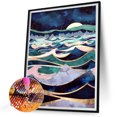 thumbnail image 2 of Pintura de diamante 5D DIY Taladro redondo completo Mar Kit Decoración del hogar Artesanía (VIP609) FLhrweasw Nuevo, 2 of 9