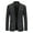 Black, variant on Men Lightweight Blazer Jacket Casual Sport Coat One Button Stretch Classic Suit Jacket Formal Business Coat