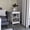 White, variant on 3-Tier Hallway Table / Compact Storage for Narrow Spaces