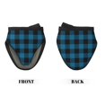 thumbnail image 2 of Pofeuu Blue Black Plaid Print Thickened Mini Silicone Oven Mitts Heat Resistant, Rubber Oven Mitt Gloves, Finger Pinch Grips, Pot Holder, Silicone Potholder, 2 of 7